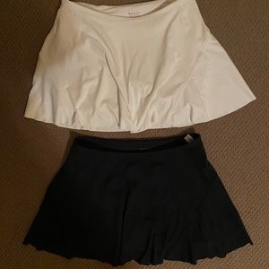 Athleta Match Point Skorts in Blk and White large